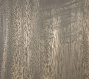 Bowsers Artisan Diner Double Dog Feeder - Handcrafted Rubberwood Frame With Square Ceramic Bowls Feeder For Dogs - Fossil, Extra Small, 12' X 6' X 2'