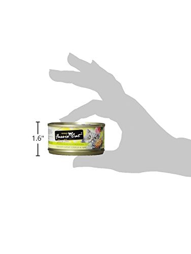 Fussie Cat Premium Tuna with Shrimp in Aspic Grain-Free Wet Cat Food 2.82oz, case of 24