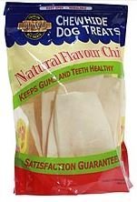 Rawhide Express 105442 8 oz Natural Rawhide Chew Chips