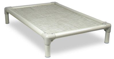 Kuranda Chewproof Bed - Almond Pvc - 35' X 23' - Sunsure Textilene - Birch