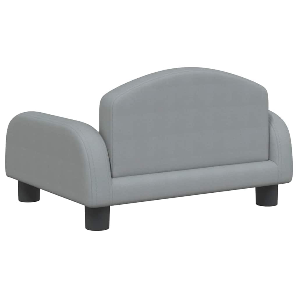 vidaXL Dog Bed Light Grey 50x40 x 11.8  Fabric