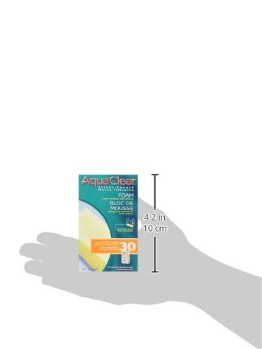 AquaClear Foam Filter Inserts - 30 Pack Model 613 for Aquariums