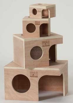 Wooden Rabbit Hut Hideout 14X9X18'