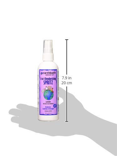 Earth Bath Lavender 3 - In - 1 Deodorizing Spritz For Dogs 8Oz