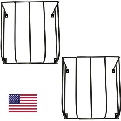Country Manufacturing Wall Mount Hay Rack for Horse Stalls. Package of 2
