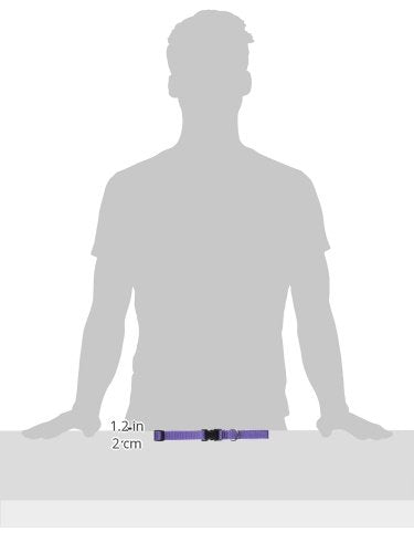 Lupinepet Eco 3/4' Lilac 13-22' Adjustable Collar For Medium And Larger Dogs