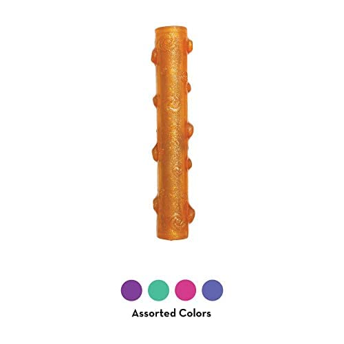 Kong - Squeezz Crackle Stick - Strong Indoor/Outdoor Dog Toy (Assorted Colors) - For Medium Dogs