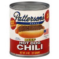 Hot Dog Chili By Pattersons - Original Recipe Since 1942 - Great On Hamburgers Too