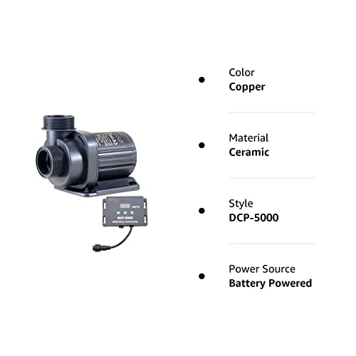 Jebao DCP Sine Wave Water Return Pump - DCP-5000, Copper, Ceramic Material