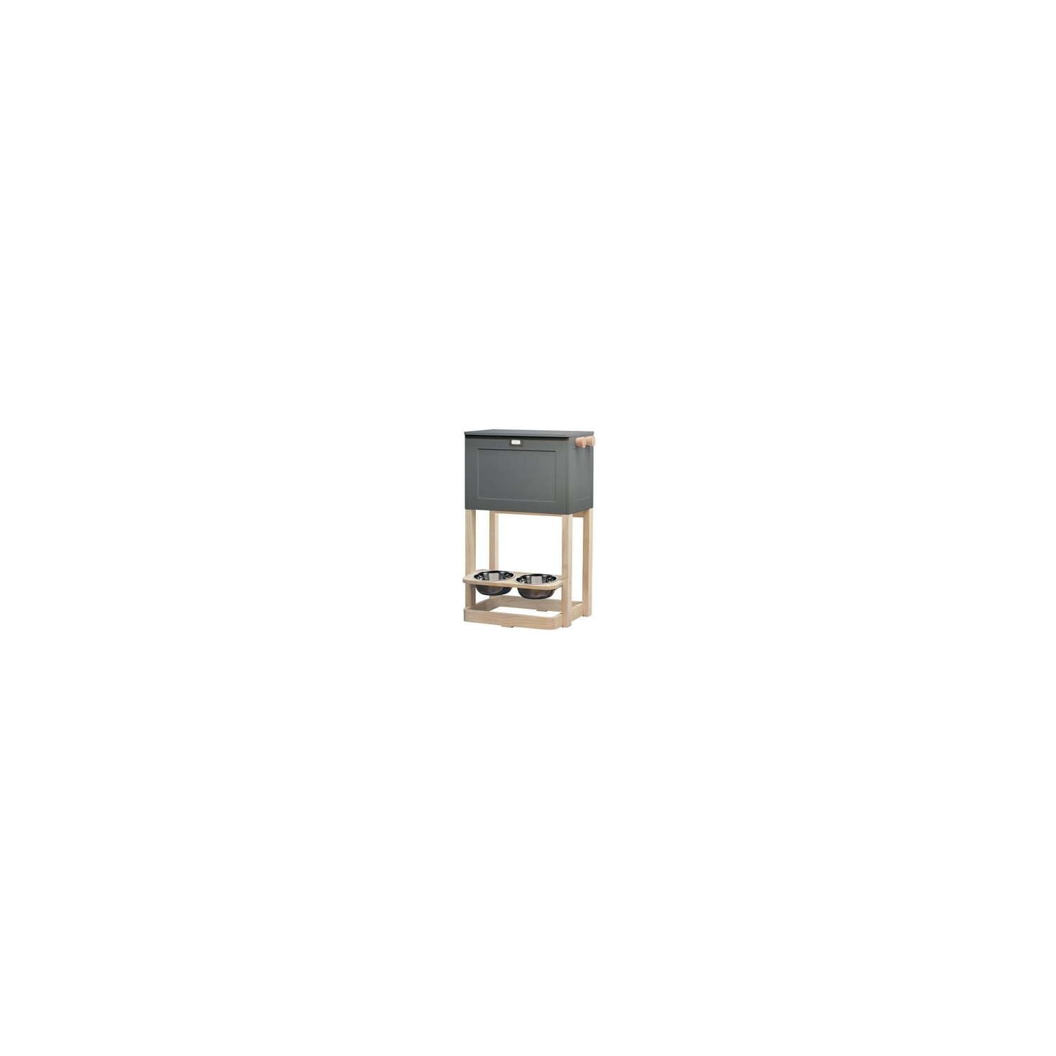 Pet Feeder Station, Gray