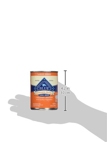 Blue Buffalo Homestyle Recipe Large Breed Adult Wet Dog Food, Made with Natural Ingredients, Chicken Dinner With Garden Vegetabl