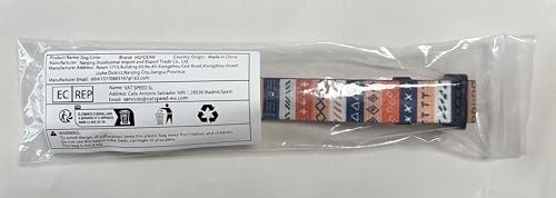 Hqyddmi Dog Collar For Medium Dogs, Soft Comfy Pet Collar For Small Medium Large Dogs, Geometry Pattern For Boy Girl Puppy Dogs(