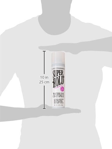 Chris Christensen Super Hold Waterless Dog Coat Spray, Groom Like A Professional, Strong Hold, Made In Usa, 10 Oz Aerosol