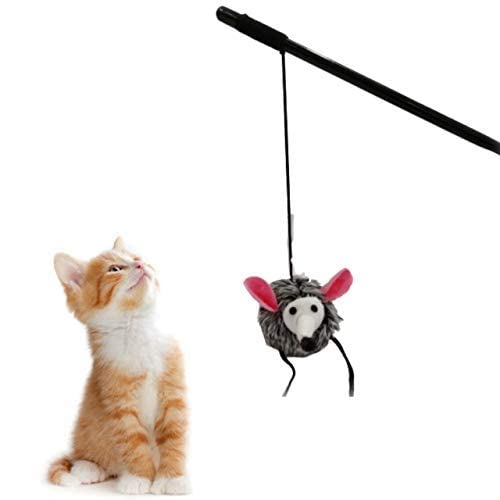 Rvpaws Cat Teaser Playing Mice Stick With Sound For Cat And Kitten