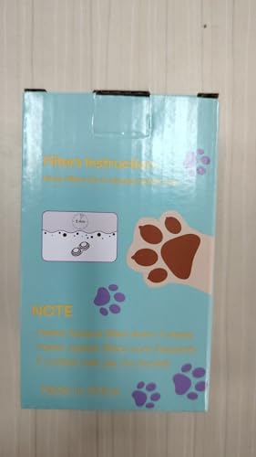 Vouaaood Cat Water Fountain Filters: 12 Cat Fountain Filters Replacement For H6 - Pet Water Fountain Filters - 3 Months Usage Ki