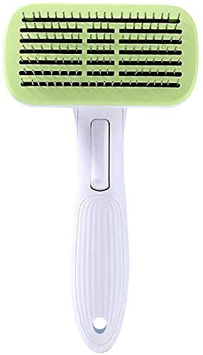 Pet Guard Grooming Brush Self Cleaning Slicker Brush for Pet Guard and Cats (Color May Vary)