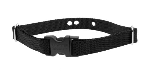 Lupine Pet 2 Hole Adjustable Nylon Replacement Collar Strap 3/4 inch Medium Black