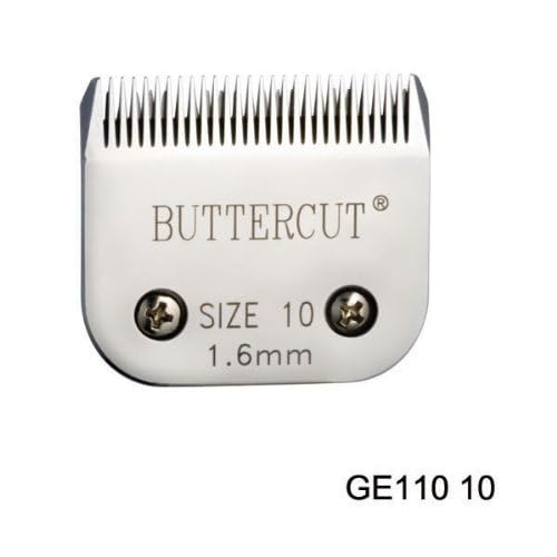 Geib Buttercut Stainless Steel Dog Clipper Blade, Size-5F, 1/4-Inch Cut Length,Red