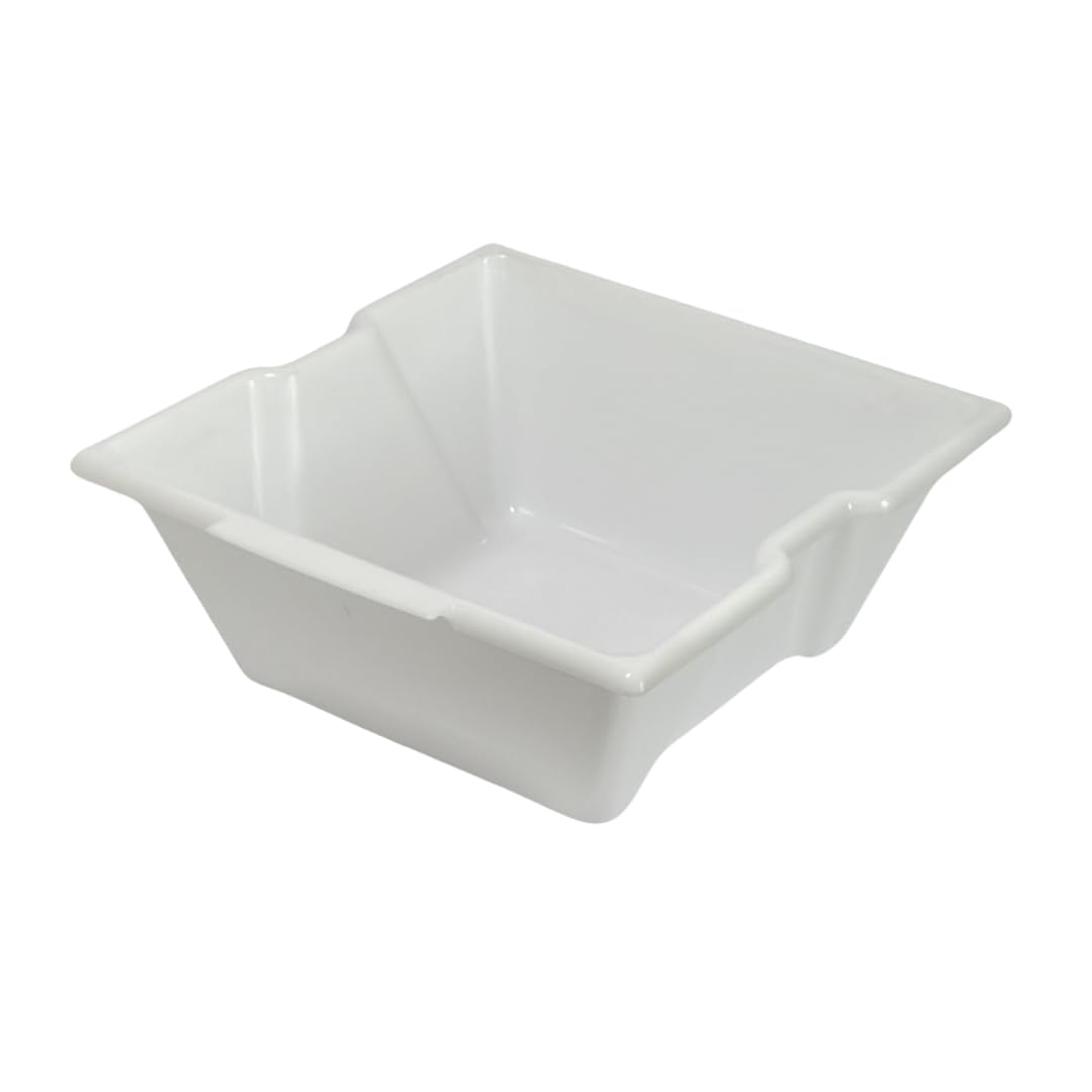 Good Pet Stuff, Litter Box Liner Tray For The Courtyard Hidden Litter Box Planter, Reusable Litter Tray, Easy To Clean, Odorless, Sustainable, Durable, Square, White Litter Box Liner