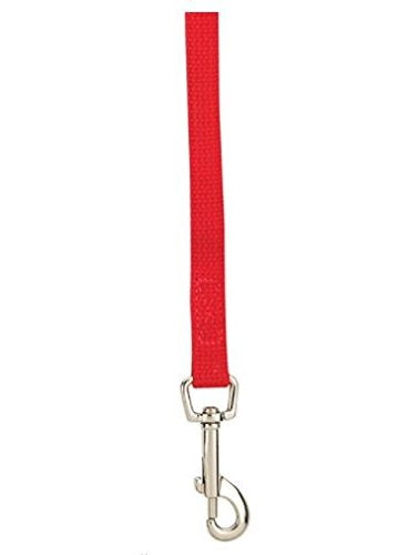 Guardian Gear Cotton Web Dog Training Lead 50'X5/8', Red