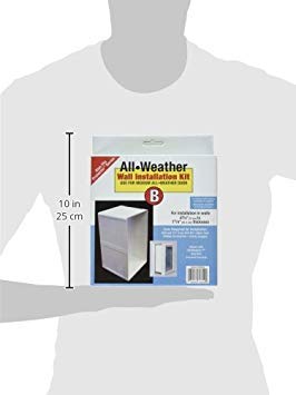 Ideal Pet Products Perfect Pet Wall Kit - Medium, White, for 4.75" to 7.25" Wall Thickness, Durable Plastic