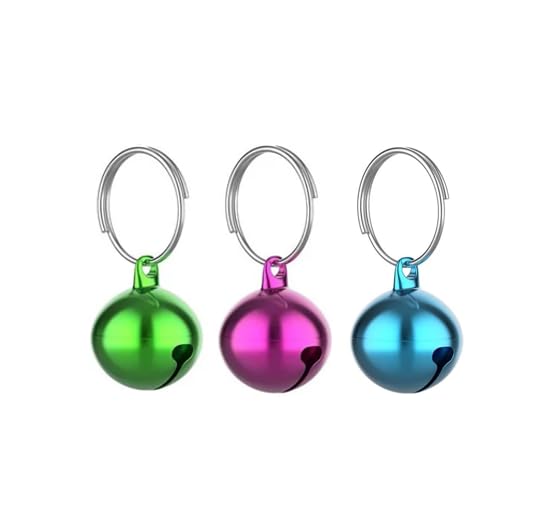 Skypia Round Dog Bells Dog Charm Bells Pet Pendant, 3 Pcs Anti-Lost Training Bells For Collars, Suitable For Pet Pendant Accesso