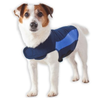 ThunderShirt for Dogs, Medium, Blue Polo - Dog Anxiety Relief Calming Vest