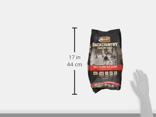 Merrick Backcountry Grain Free Dry Dog Food, 4 lb, Model 37011