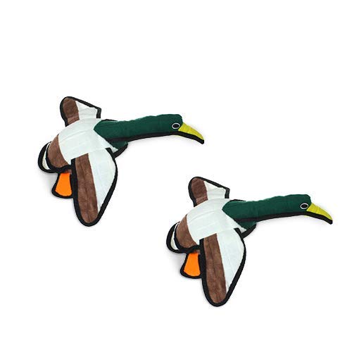 TUFFY - World 's Tuffest Soft Dog Toy - Barnyard Duck - Squeakers - Multiple Layers. Made Durable, Strong & Tough. Interactive P