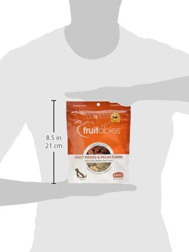 Fruitables Baked Dog Treats - Sweet Potato Treats for Dogs - Healthy Low Calorie Treats - Free of Wheat, Corn and Soy - Sweet Po