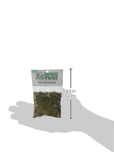 From The Field | Chewy The Hemp Rope Cat Toy | Natural Dental Chew For Cats | Usa-Made, Biodegradable, Eco-Friendly | Infused Wi