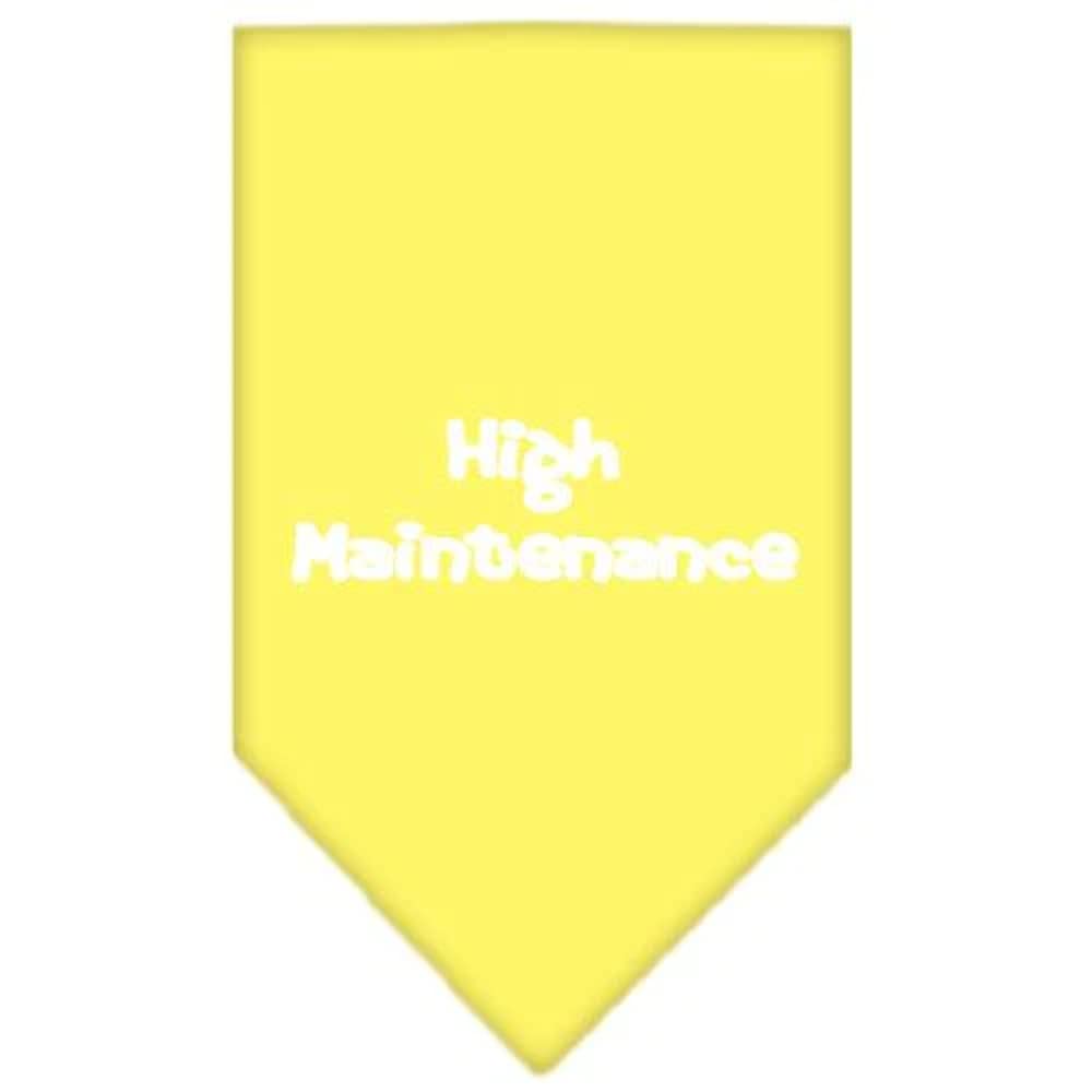 Mirage Pet Products High Maintenance Screen Print Bandana for Pets, Small, Emerald Green