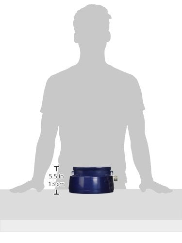 Coastal Pet Bergan Auto-Wata - Outdoor Dog & Cat Water Dispenser - Automatic Water Bowl For Pets - Made From Durable, Bpa-Free Plastic - Self-Watering Cat & Dog Bowl - Navy, 48 Ounces