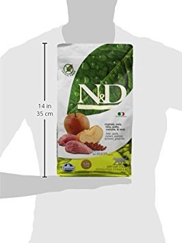 Farmina Natural And Delicious Grain-Free Boar & Apple Dry Cat Food, 3.3 lb Bag