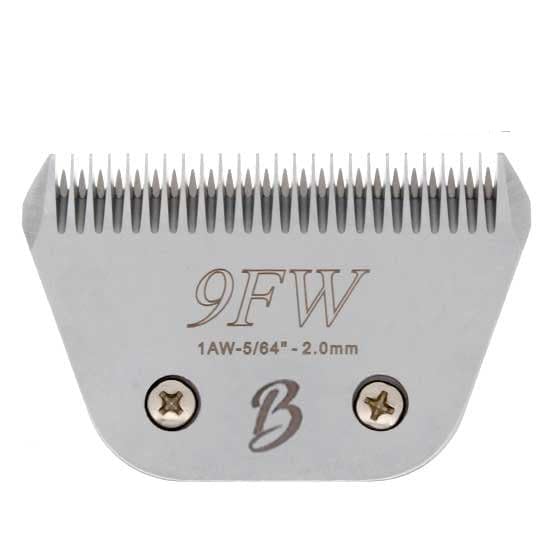 Bucchelli Detachable A Series Wide 9F Blade For Dog Grooming Cut Length 5/64'' - 2.0Mm Japanese Carbonized Steel Wide Blades For