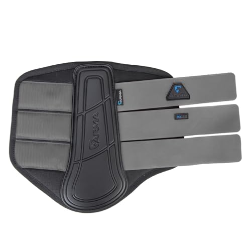 Shires Arma Air Motion Brushing Boots (Grey, Pony)