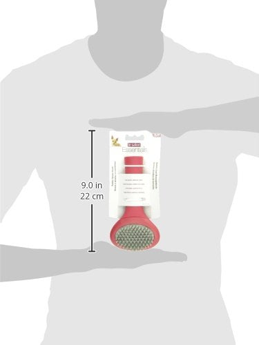 Le Salon Essentials Rubber Slicker Dog Brush, Small
