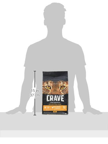 CRAVE High Protein Grain Free Dry Cat Food, Chicken, 4 lb Bag