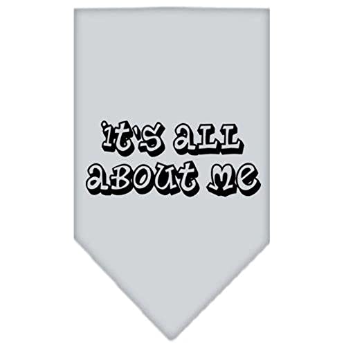 Mirage Pet Products It's All About Me Screen Print Bandana, Small, Cocoa