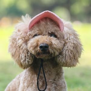 Pet Baseball, Dog Cat Outdoor Sunbonnet With Ear Holes Adjustable Ste Summer Pet Parent Child Hat(S)