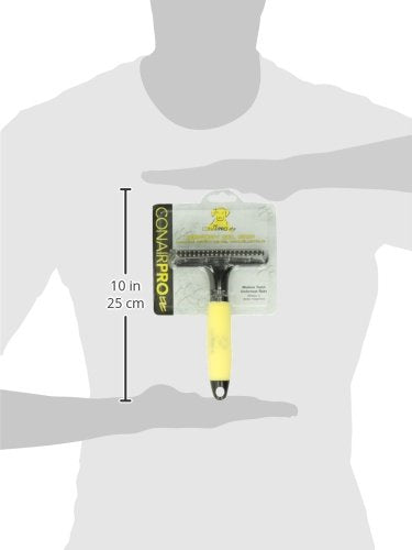 CONAIRPRO dog & cat Dog Undercoat Rake Medium Tooth 3/4