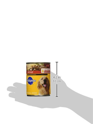 Pedigree Choice Cuts In Gravy Adult Canned Soft Wet Dog Food With Beef, 13.2 oz. Cans (12 Count, Pack of 1)