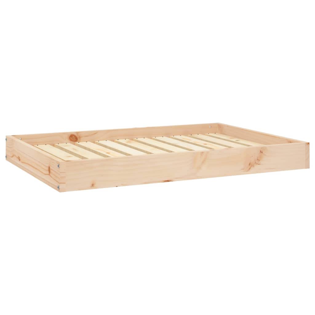 vidaXL Solid Wood Pine Dog Bed - ic, Sturdy, and Comfortable - 36x25.2x3.5 - Ideal Sleeping Spot for Pets - Easy Assembly