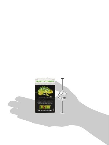 Exo Terra Multi Vitamin Powder Supplement for Reptiles and Amphibians, 2.5 Oz., PT 1861