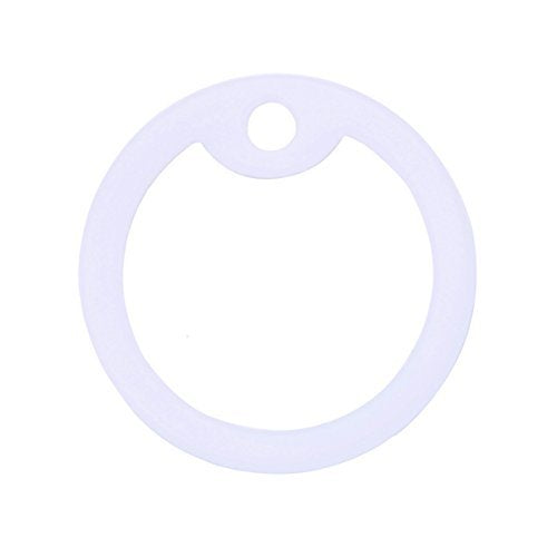 Jayp 1.5 Inch Slicon Rubber Silencers For Military Dog Tag 2Pcs Set -White