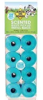 Bags On Board Waste Pick-Up Refill Bags Scented