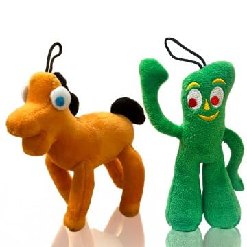 Multipet Gumby Dog Toy Size:Pack of 2 (6'', Gumby & Pokey)