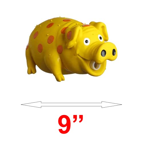 Multipet Latex Grunting Toy Bundle Color:Globken Chiken/Goblet Pig/Origami Pig