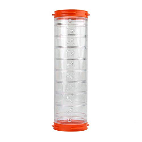Ferplast Hamster Cage Play Tube | 8-Inch Straight Tunnel, 8L X 2.4 Diameter - Inches