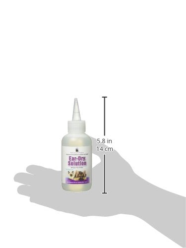Professional Pet Products Dog Ear Dry Solution - Cleans & Dries - 4 fl oz - Model A565